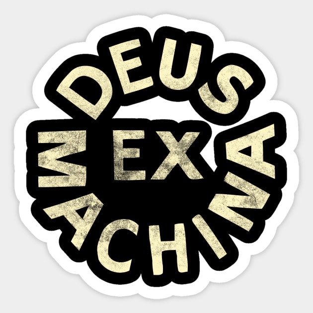 Deus Ex Machina Custom Sticker by loginoch